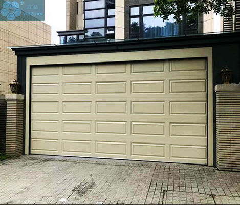 Automatic 50mm 3m Width Steel Sectional Garage Doors