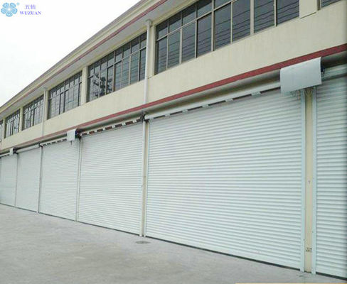 Environmental Protect Aluminium Roller Shutter For Factory Electric Aluminum Front Door