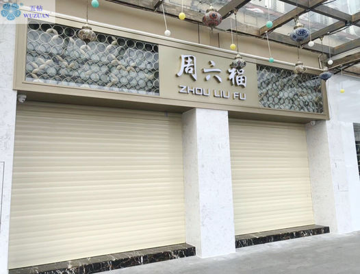 1.2mm 1.0mm Aluminum Electric Roller Shutter Doors For Shop