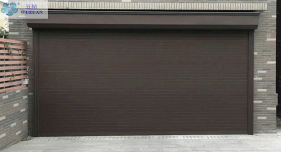 CE Motorised Aluminium Roller Shutter Doors With PU Foam Infilled